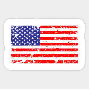 american flag Sticker